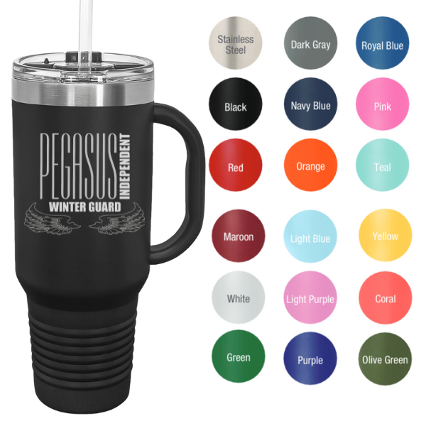 Pegasus Independent 40 oz Tumbler With Handle