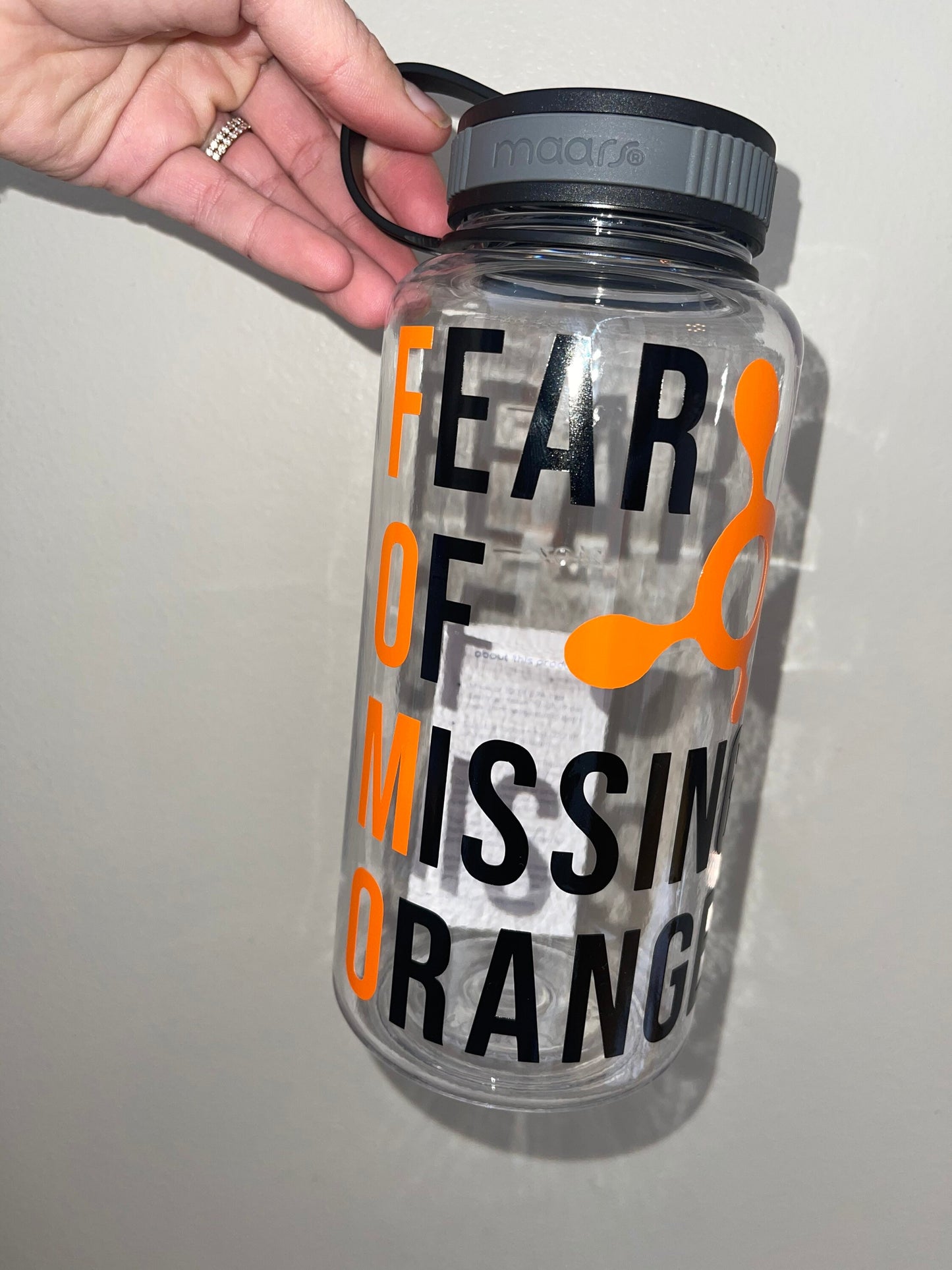 Orange Theory Water Bottle | OTF Water Bottle | Gym Bottle | Gift for Fitness Lover