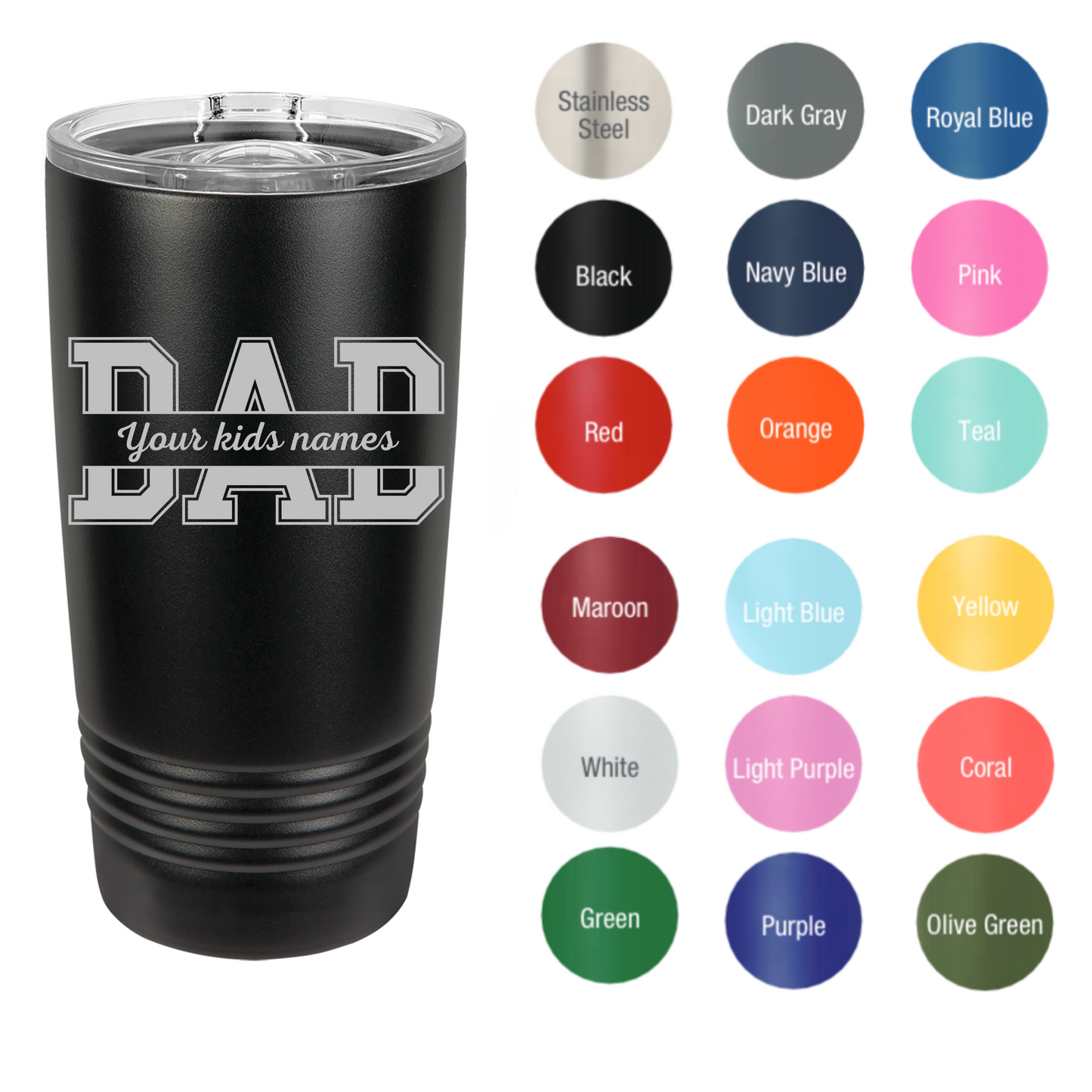 DAD 20 oz Travel Mug