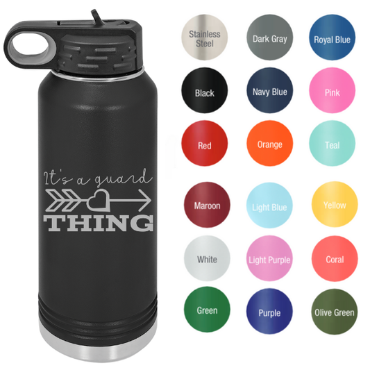 It's A Guard Thing Water Bottle