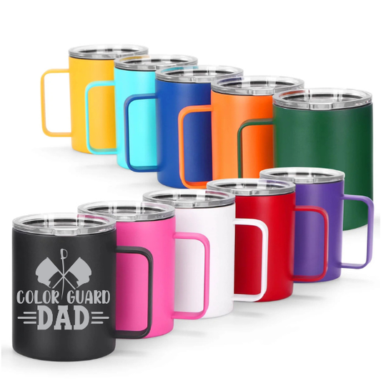 Color Guard Dad 15oz Travel Mug