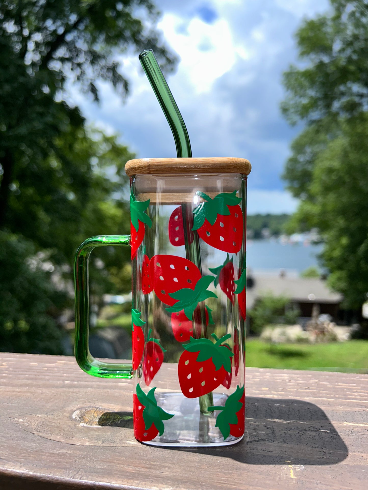 Strawberry Square Glass