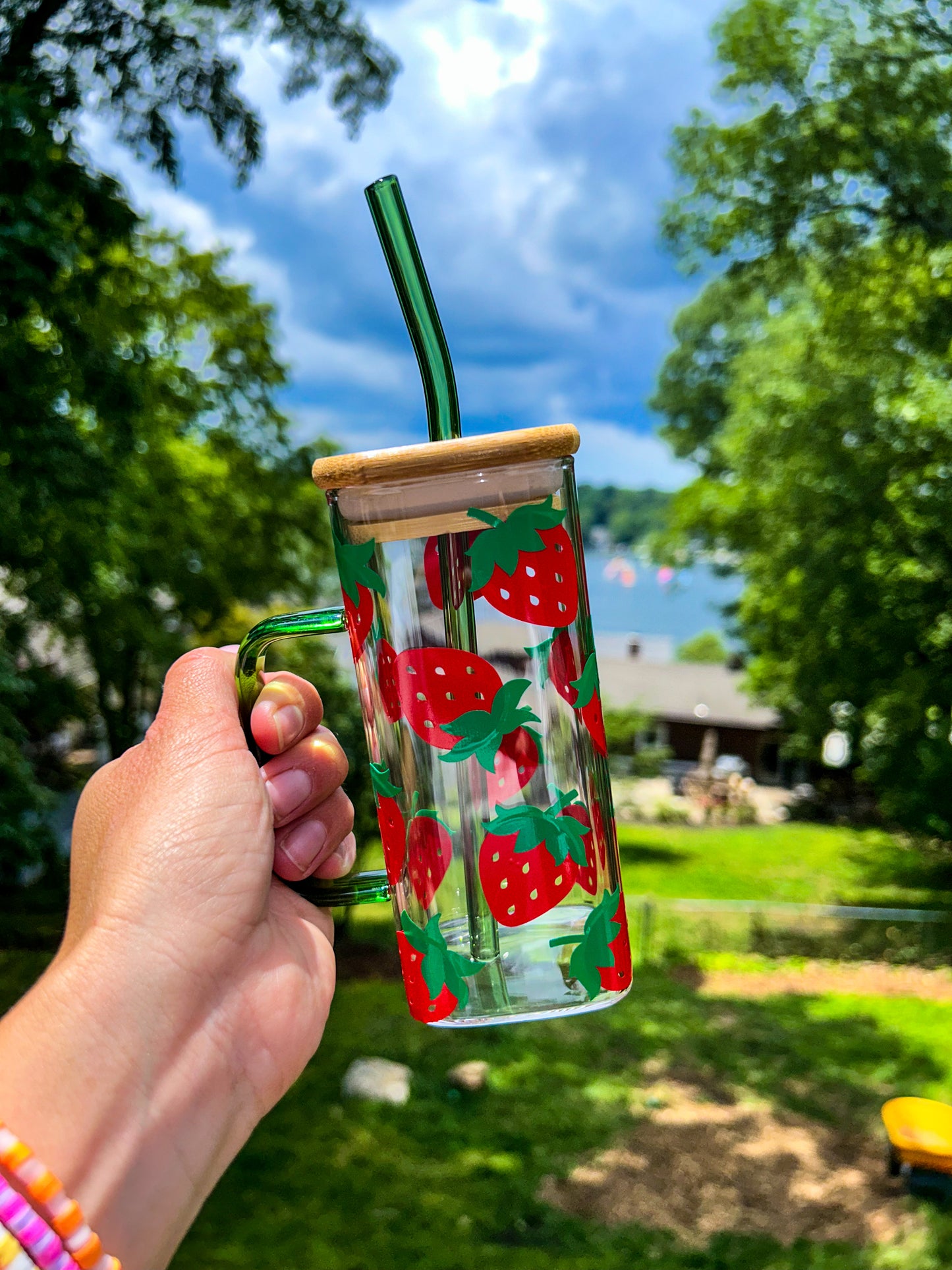 Strawberry Square Glass