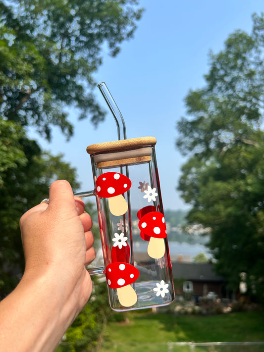 Mushroom Square Glass