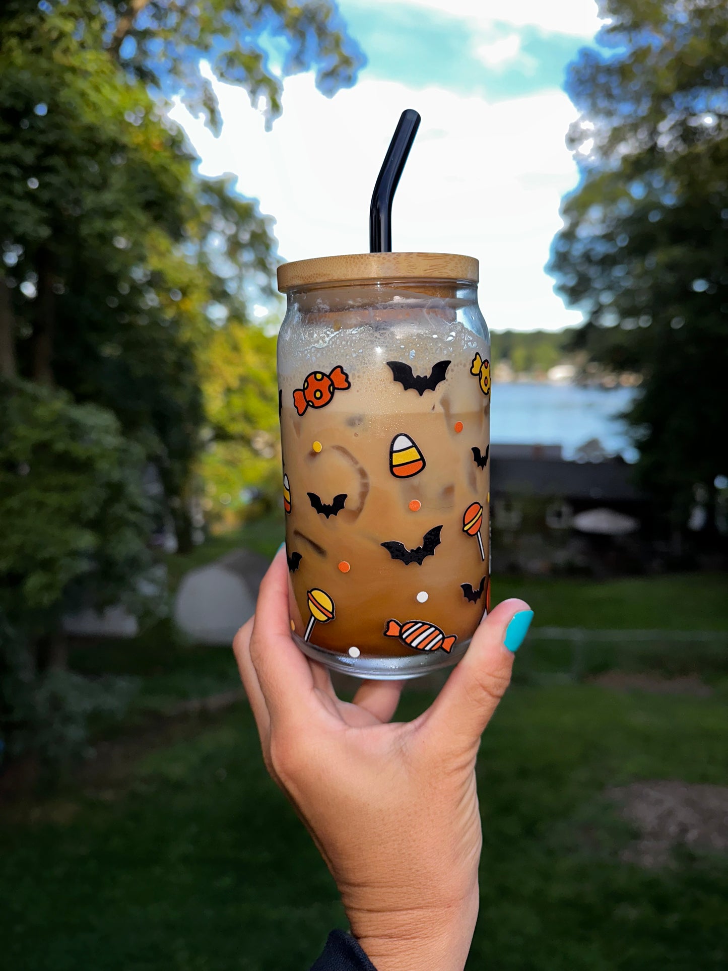 Halloween Pup Cup Glass Can Cup