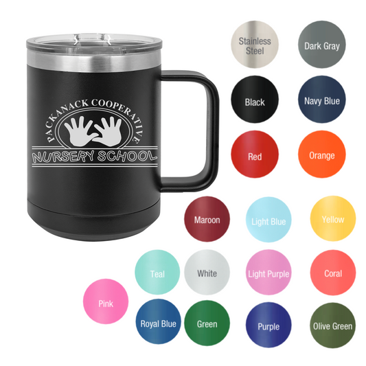 PCNS 15oz Insulated Mug With Handle