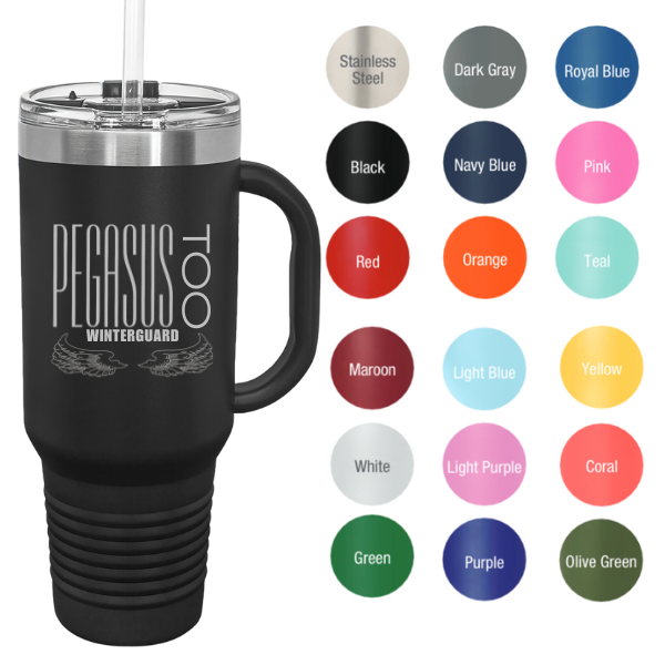 Pegasus Too 40 oz Tumbler With Handle