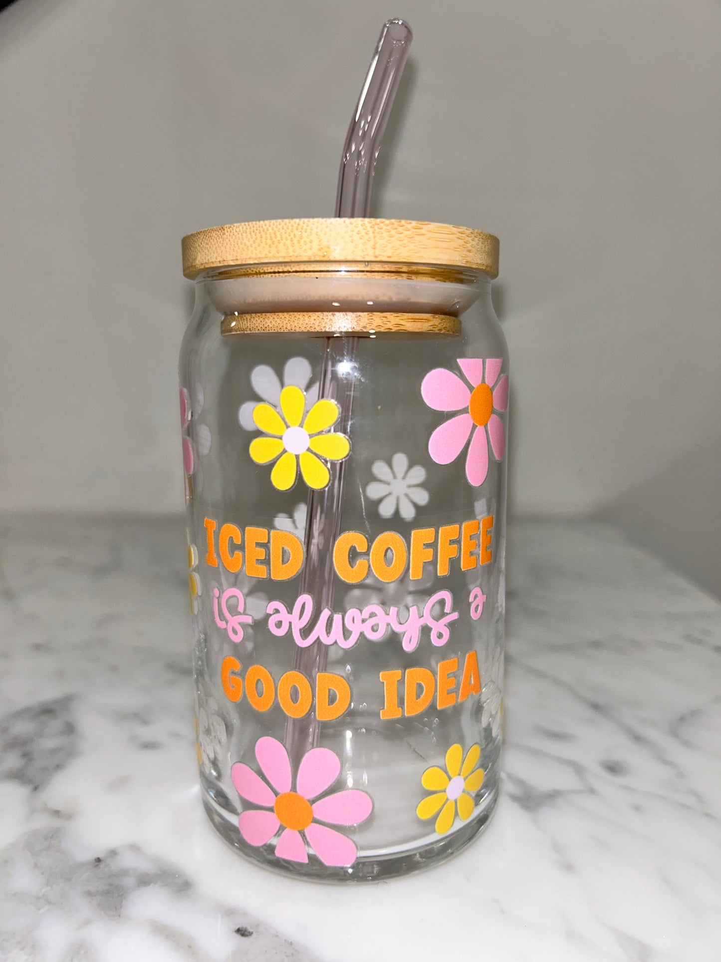 Iced Coffee Is Always A Good Idea Beer Can Glass