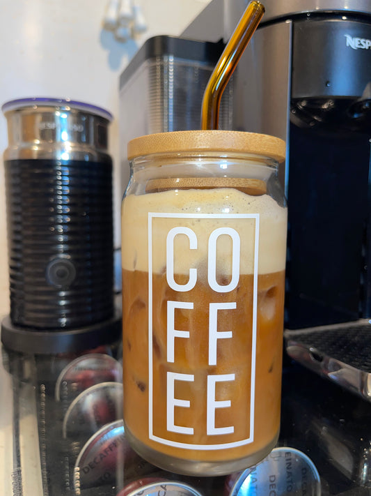 Coffee Beer Can Glass