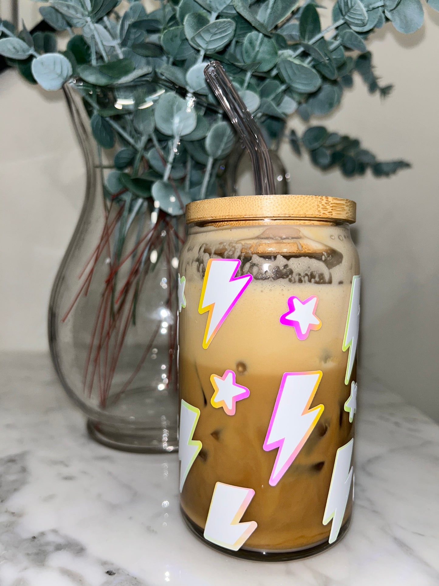 Overstimulated Moms Club Beer Can Glass