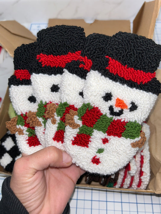 Snowman Mug Rug