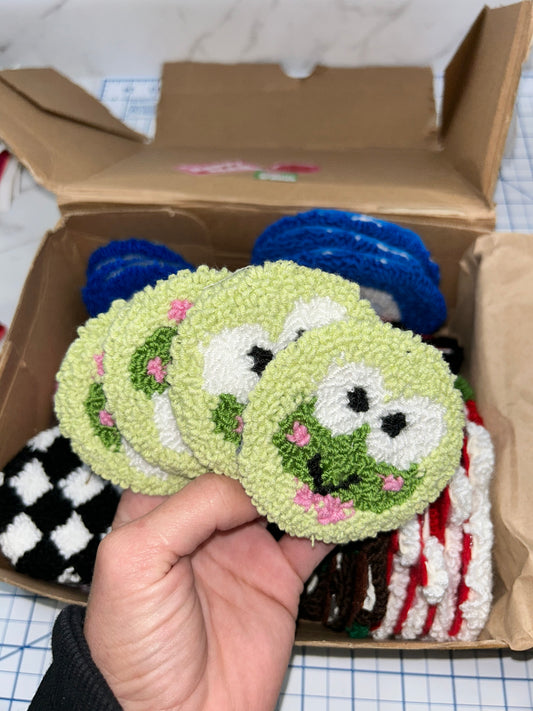 Frog Car Coaster Set