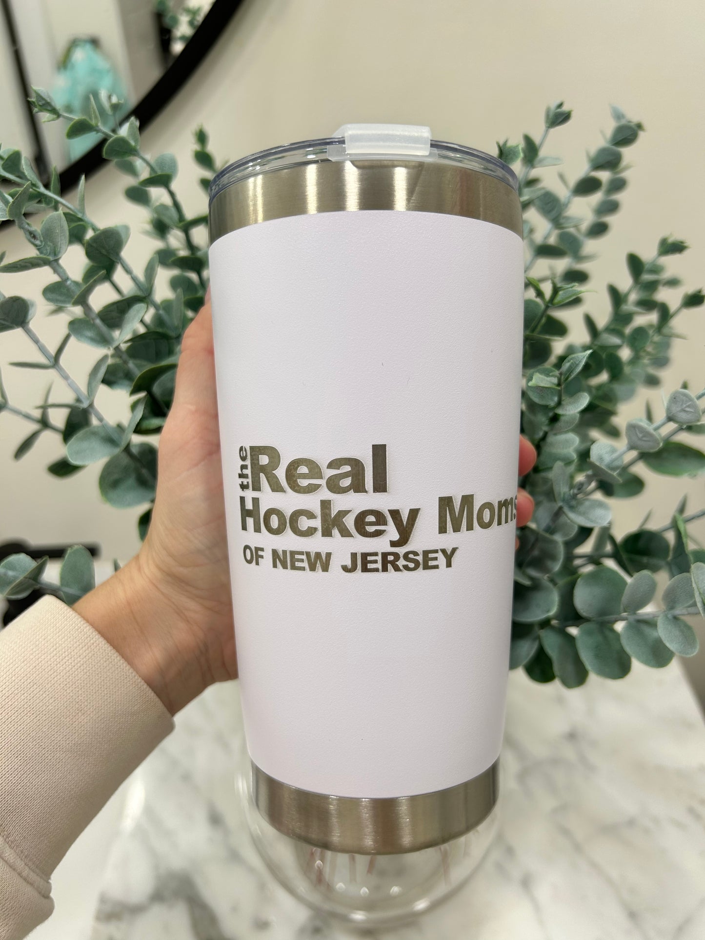 The Real Hockey Moms of Your Town Travel Mug