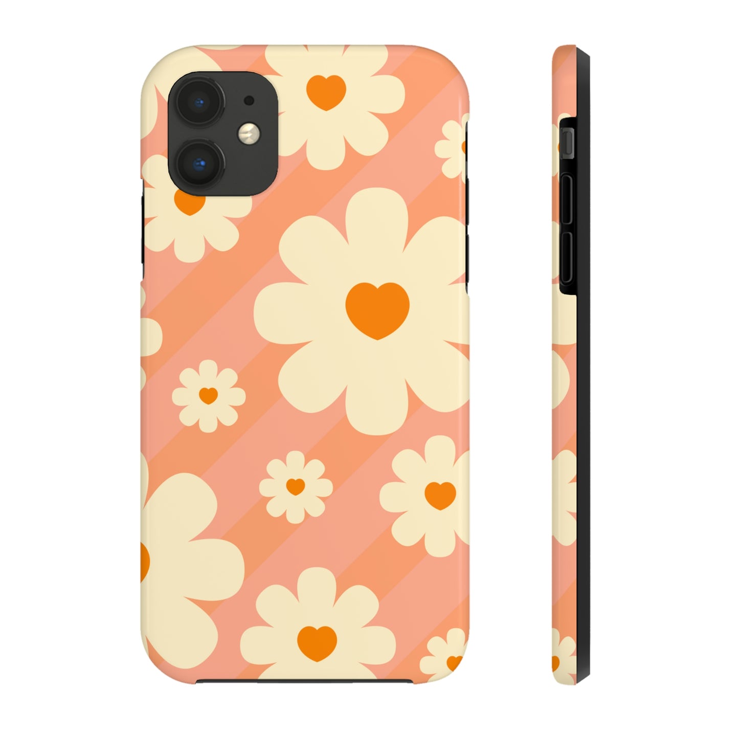 Retro Floral iPhone Case, iPhone 14 Tough Phone Case, Impact Resistant Phone Case