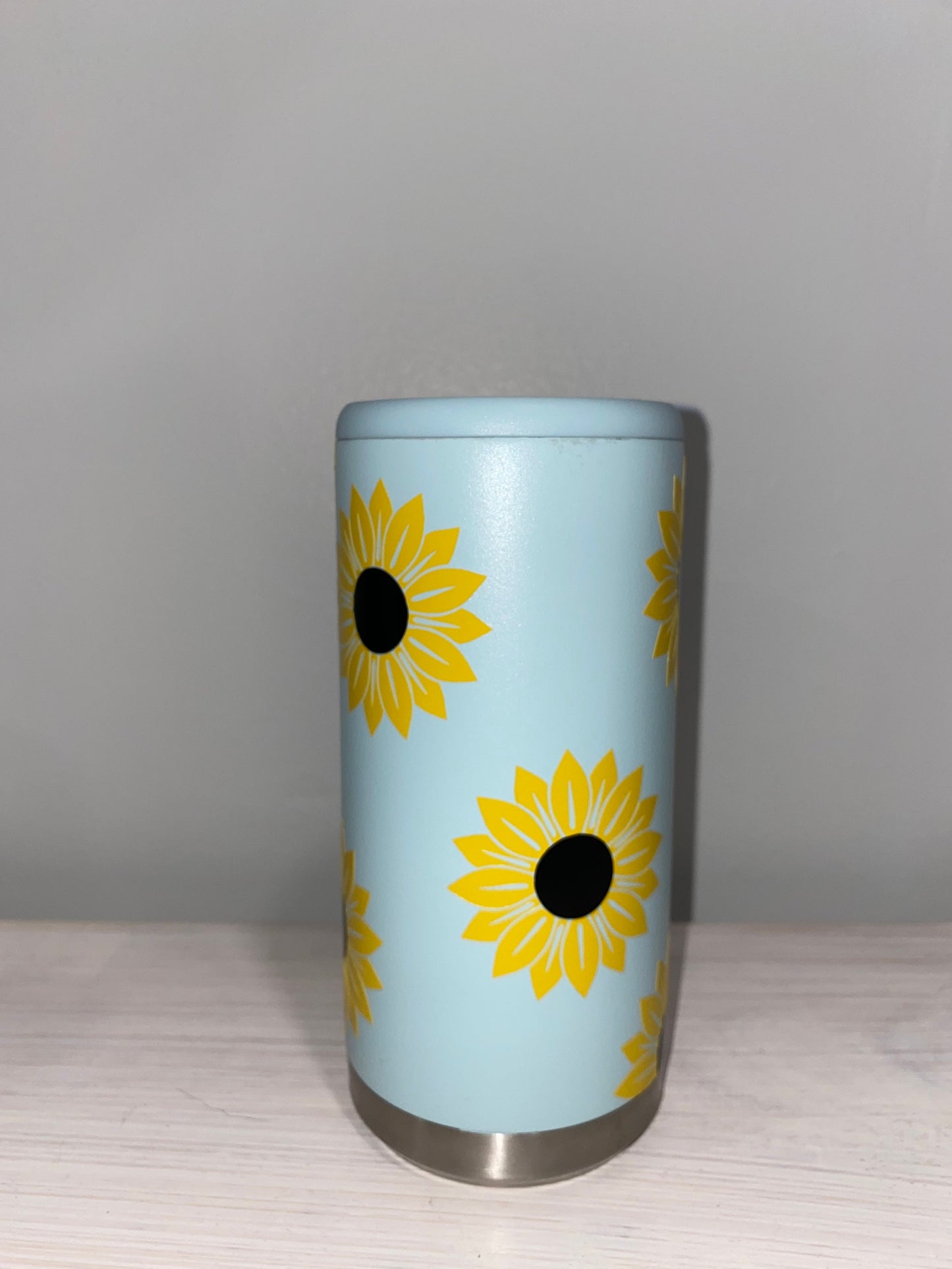 Sunflower Slim Can Cooler | Hard Seltzer Cooler | Slim Can Cooler