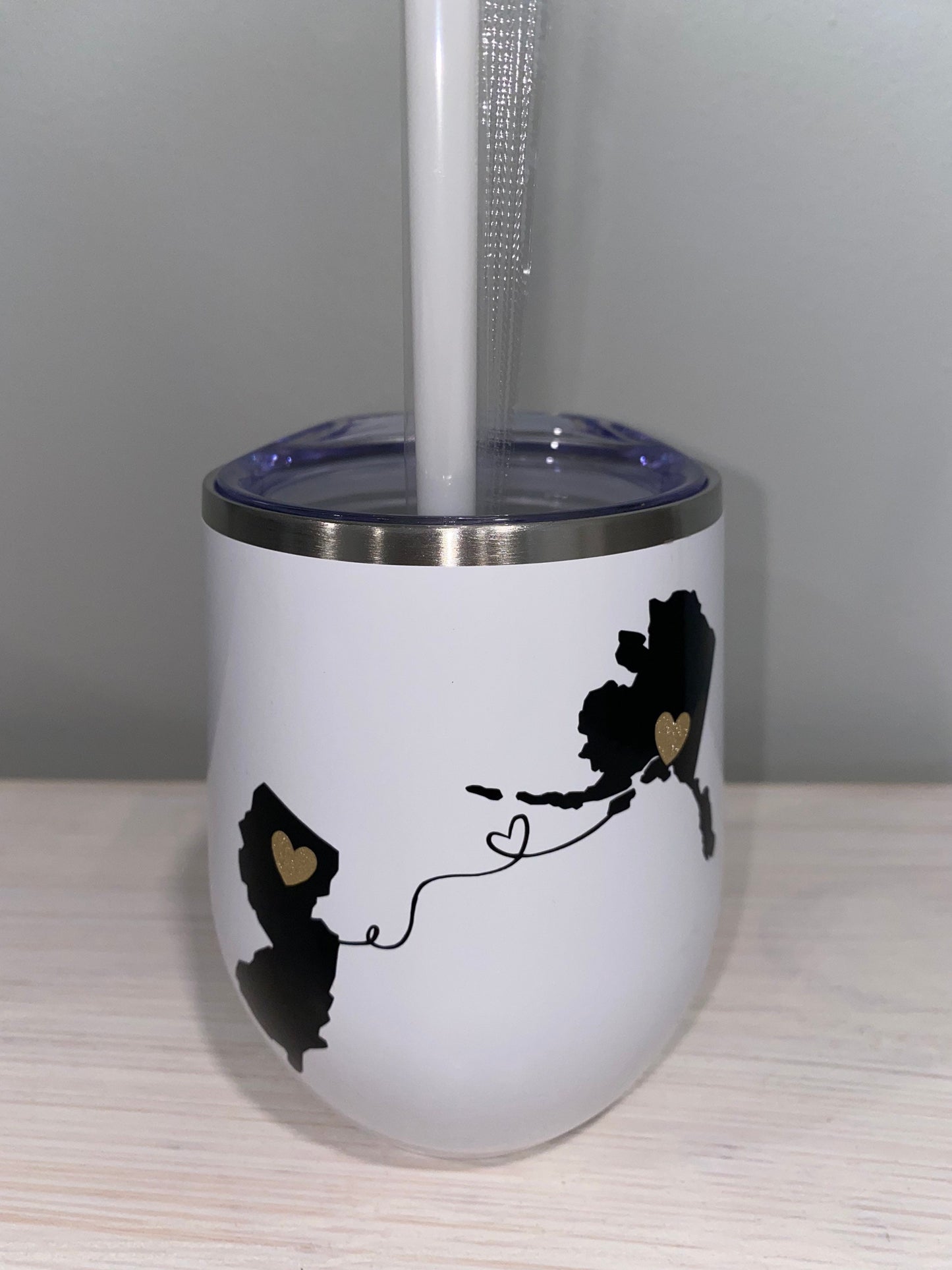 Long Distance Stemless Wine Tumbler