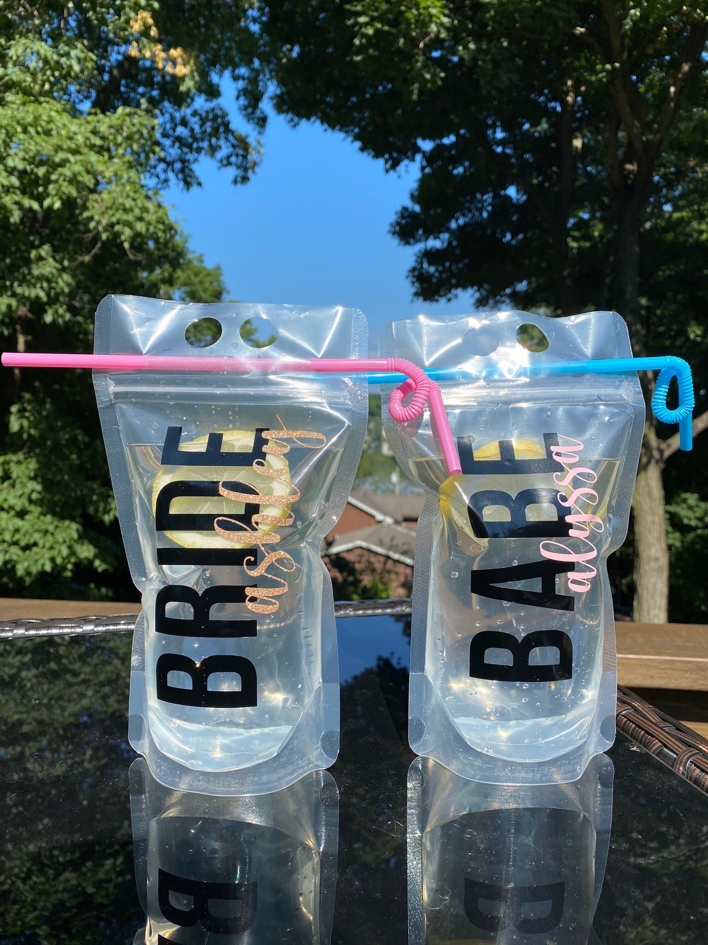 Bridal Party Drink Pouch, Bachelorette Drink Pouch, Adult Juice Pack, Bride Gift, Bachelorette Gift, Wedding Gift