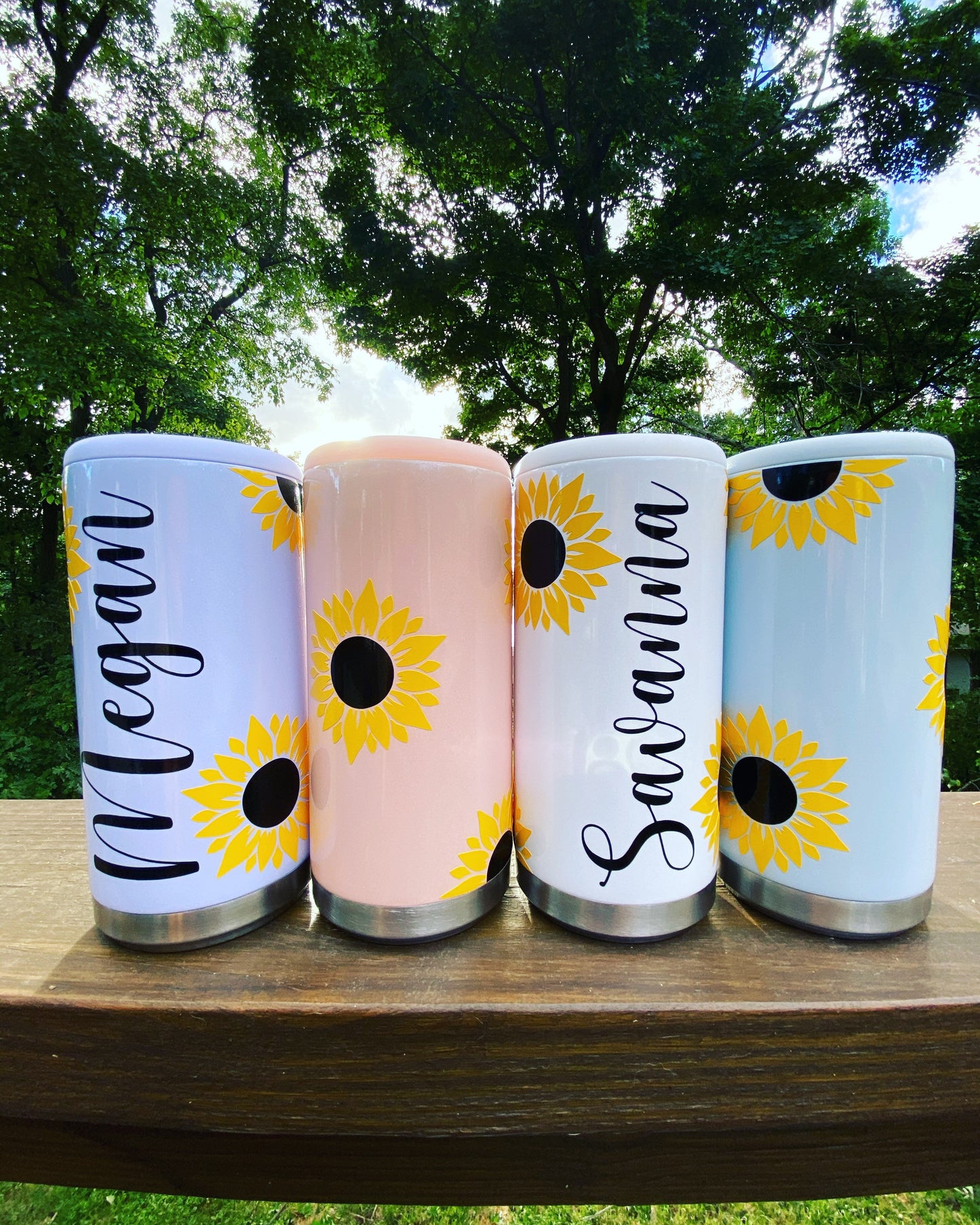 Sunflower Slim Can Cooler | Hard Seltzer Cooler | Slim Can Cooler