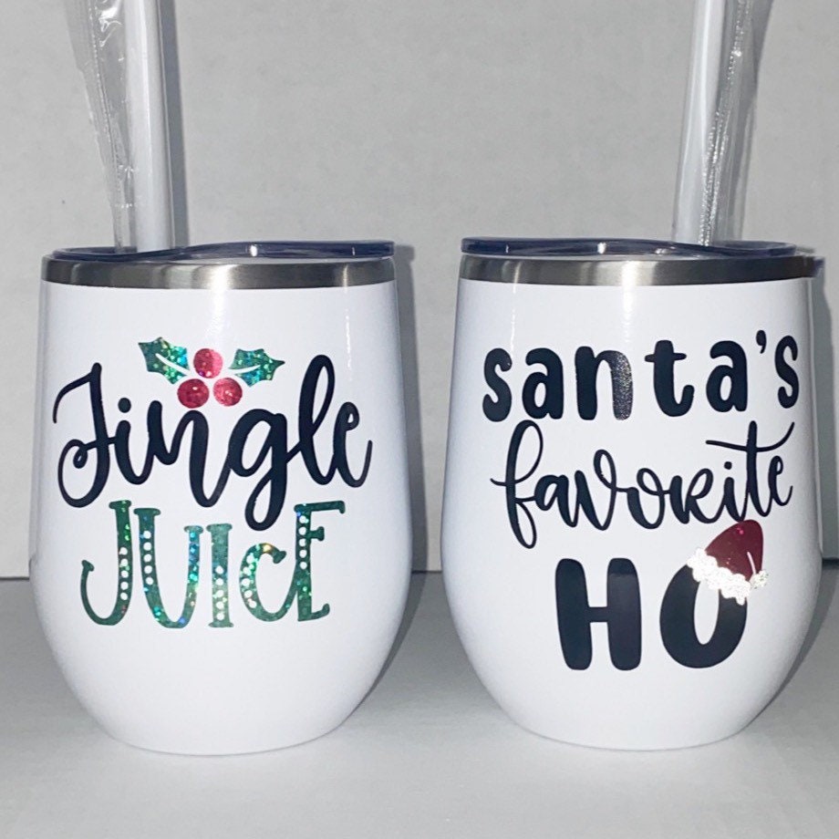 Santa’s Favorite Ho Wine Tumbler