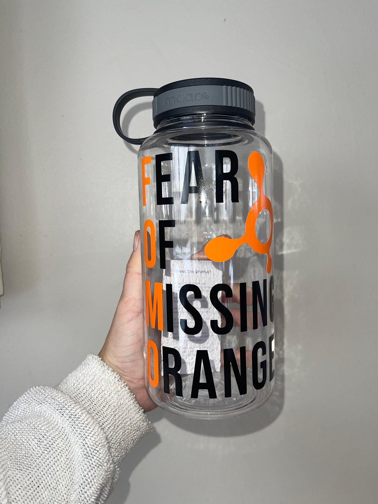Orange Theory Water Bottle | OTF Water Bottle | Gym Bottle | Gift for Fitness Lover