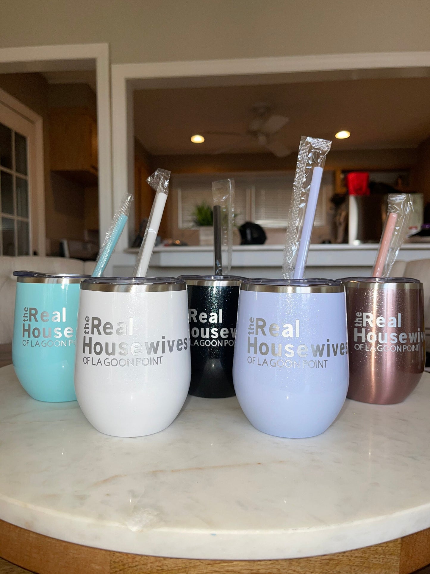 Laser Engraved The Real Housewives Of Your Town Wine Tumbler