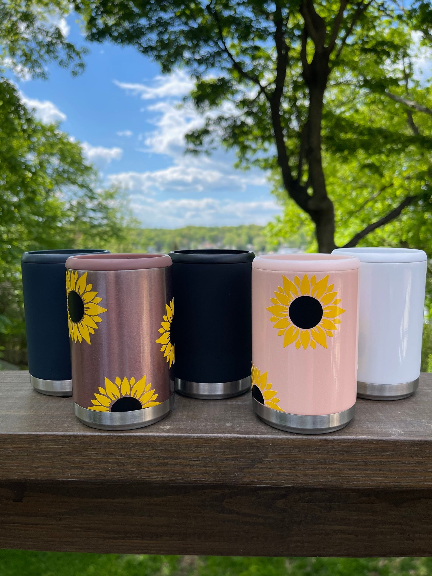 Sunflower Beer Can Cooler | Beer Cooler | Can Cooler