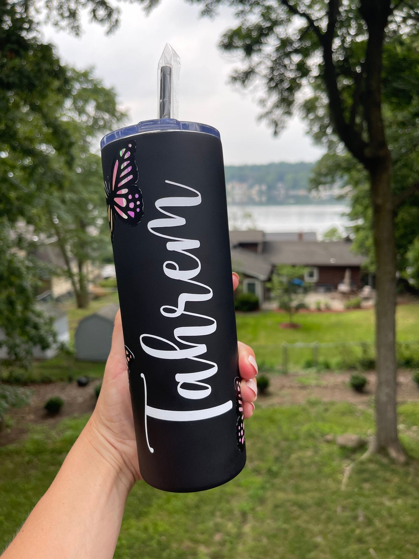 20 oz Butterfly Tumbler