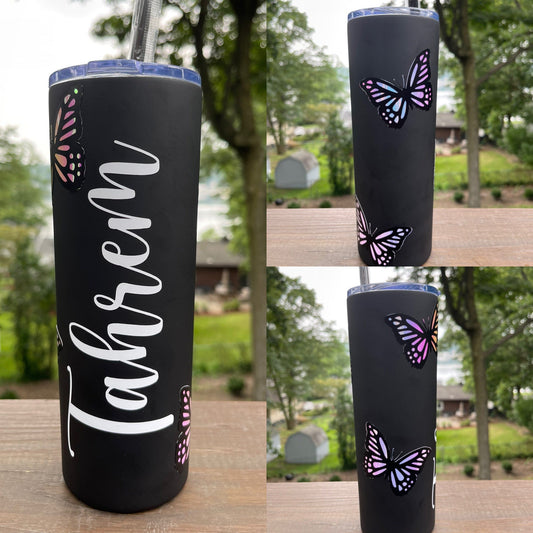 20 oz Butterfly Tumbler