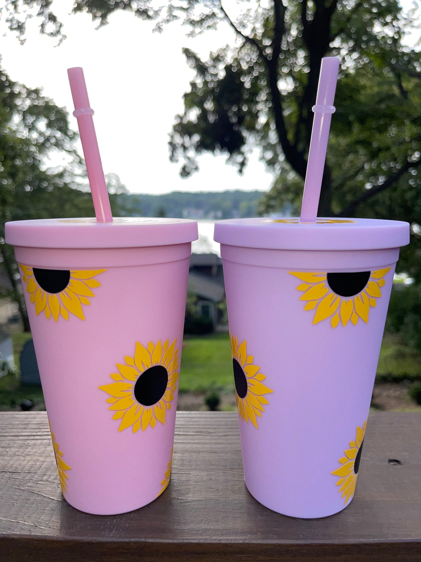 Sunflower Tumbler | Personalized Tumbler | Gift for Her | Birthday Gift | Matte Tumbler